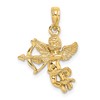 14k Cupid with Bow and Arrow Charm