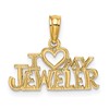 14k I HEART MY JEWELER Charm