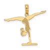 14k Gymnastics Floor Charm