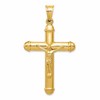 14K Crucifix Reversible to Cross Pendant