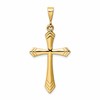14k Passion Cross Pendant