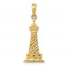 14k Cape Hatteras Lighthouse Pendant