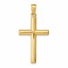 14k Polished Cross Pendant