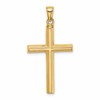 14k Polished Cross Pendant