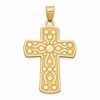 14k Cross Pendant with Serenity Prayer on Back