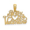 14K BE MY VALENTINE Charm