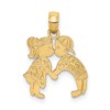 14K Kissing Boy and Girl Charm