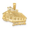 14K SCHOOL House Pendant