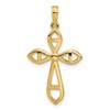 14k Fancy Cross Charm