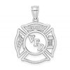 14k White Gold VFD Member Shield Charm
