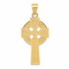14k Polished Celtic Cross Pendant