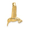 14K 3-D Hummingbird Chain Slide