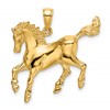 14K Cantering Horse Charm