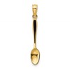 14K 3-D Black Enameled Table Spoon Charm
