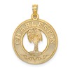 14K CHARLESTON Palm Tree Charm
