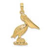 14K Standing Pelican Charm
