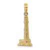 14K 3D Cape May NJ Lighthouse Charm
