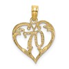 14K 70 In Heart Charm