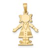 14K Girl Charm
