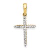 14k 1/6 carat Diamond Cross Pendant