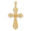 14k Passion Cross Pendant Mounting