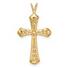 14k Passion Cross Pendant Mounting