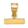 14k Small Polished Top Charm