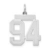 14kw Medium Satin Number 94 Charm