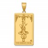 14ky The Hanged Man Tarot Card Pendant
