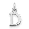 14kw Cutout Letter D Initial Pendant