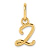 14KY Upper case Letter Z Initial Charm