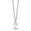 14KW Cutout Letter Z Initial Necklace