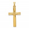 14k Polished Latin Cross Pendant