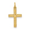 14k Small Cross Charm