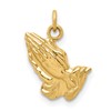 14k Praying Hands Charm
