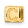 14ky Alphabet Bead Letter C
