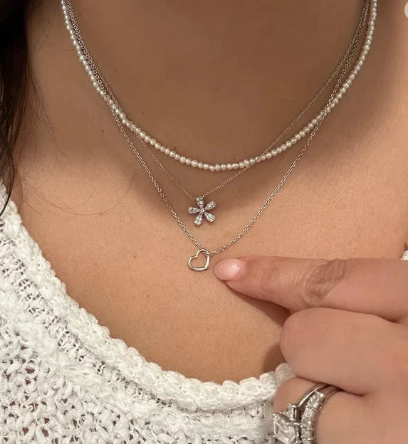 14K or 10k Yellow White or Rose Gold 2-D Floating Heart Slides Charm Pendant for Necklace Chain or Earrings