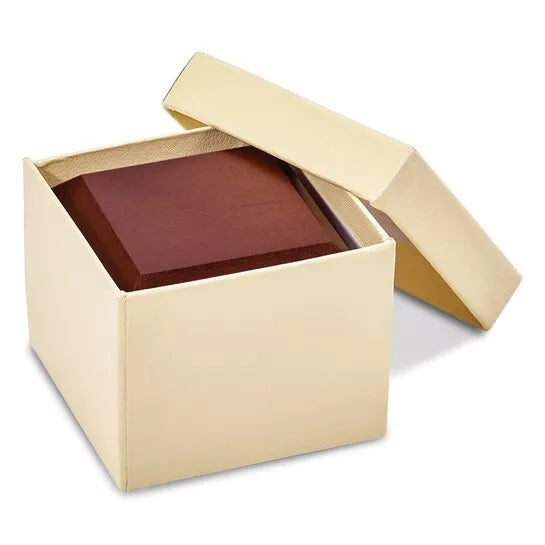 Deluxe Earring Box Display Walnut Wood Wooden Jewelry Gift Box