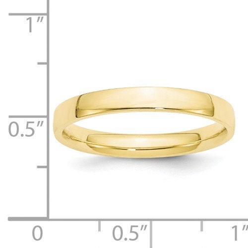 REAL Comfort Fit 10K Solid Yellow Gold 3mm Men's and Women's Wedding Band Midi Thumb Toe Ring Sizes 4-14. Solid 10k Yellow Gold. U.S Made