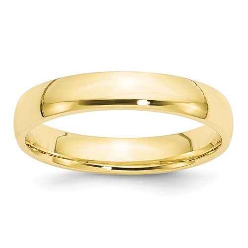 REAL Comfort Fit 10K Solid Yellow Gold 4mm Men's and Women's Wedding Band Midi Thumb Toe Ring Sizes 4-14. Solid 10k Yellow Gold. U.S Made