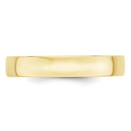 REAL Comfort Fit 10K Solid Yellow Gold 4mm Men's and Women's Wedding Band Midi Thumb Toe Ring Sizes 4-14. Solid 10k Yellow Gold. U.S Made