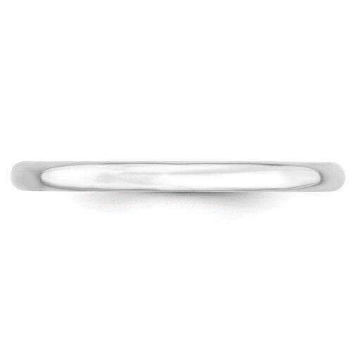 REAL Comfort Fit 10K Solid White Gold 2mm Men's and Women's Wedding Band Midi Thumb Toe Ring Sizes 4-14. Solid 10k White Gold. U.S Made