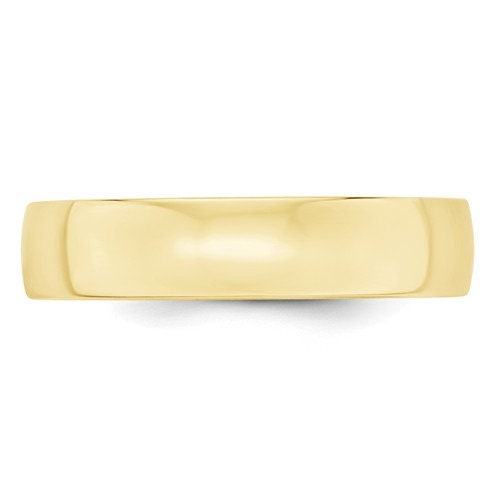 REAL Comfort Fit 10K Solid Yellow Gold 5mm Men's and Women's Wedding Band Midi Thumb Toe Ring Sizes 4-14. Solid 10k Yellow Gold. U.S Made
