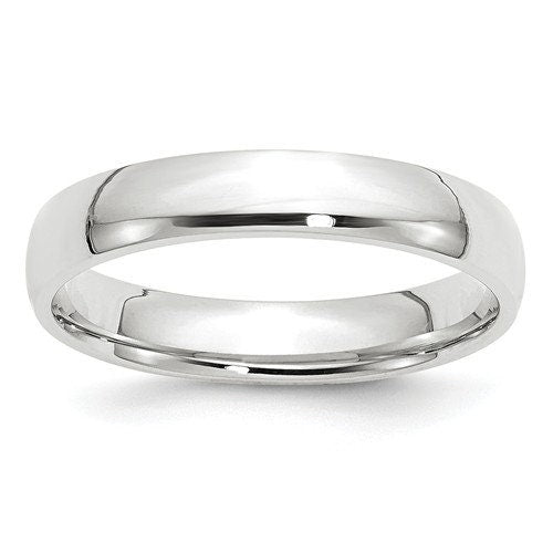 Retailer Solid 10K White Gold Band