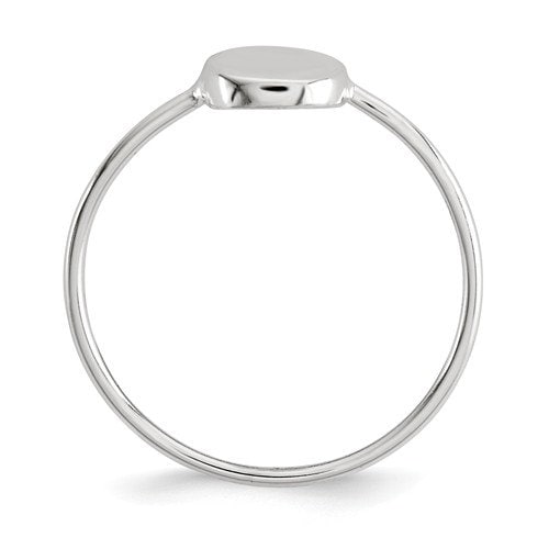 Sterling Silver Circle Dot Simple Ring Stacking Stackable Minimalist Dainty Everyday Jewelry Geometric Handmade Ring - Lazuli