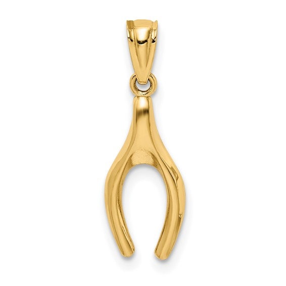 Good Luck Charm Necklace, Yellow Gold