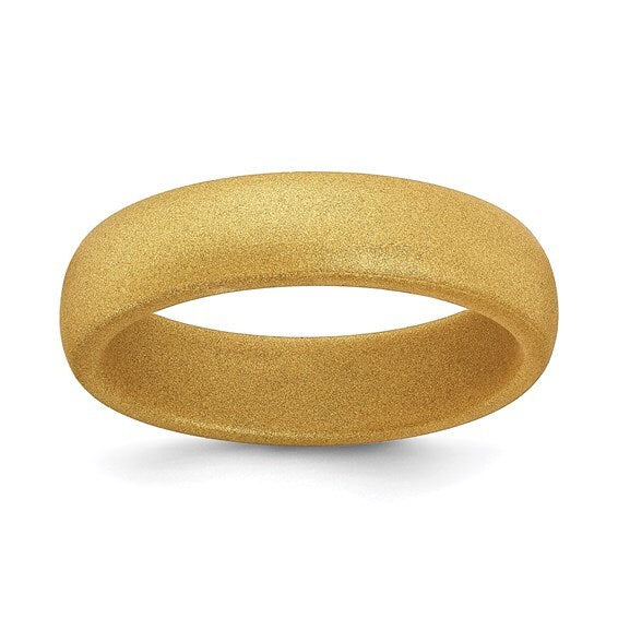 Silicone Ring Wedding Band Flexible Athletic Military Workout Working Jewelry 5.7mm Width Ships free Active lifestyle Engagement Promise - Lazuli
