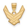 14k Gold LogoArt U.S. Air Force Medium Pendant