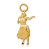 14k 3-D Hula Dancer Charm