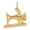14K 3-D Antique Sewing Machine Charm
